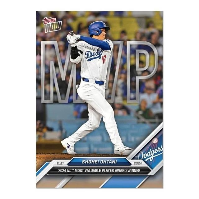 Topps Now Card OS-6 大谷翔平 Ohtani 國聯 2024 年度 MVP MLB 球員卡
