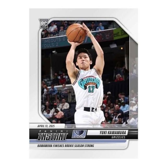 Panini 河村勇輝 Grizzlies 灰熊 新人年 球員卡 NBA 球員卡