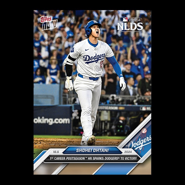 MLB球員卡 Shohei Ohtani - 2024 MLB Topps NOW® Card 801 - LOOK FOR 1/1 DUAL BASE RELIC - PR: 38,800