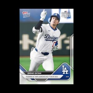 MLB球員卡 Shohei Ohtani - 2025 MLB Topps NOW® - Card 5 - LOOK FOR RELICS - PR: 26,931